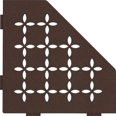 Image de Schlüter SES2D5TSOB-E-S2 Support floral 75x195x195x75mm bronze