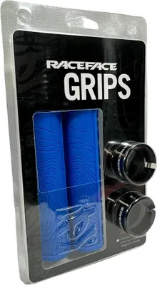 Produktbild von Race Face Half Nelson Lenkergriffe – 29 mm blau mit Arretierung AC990058