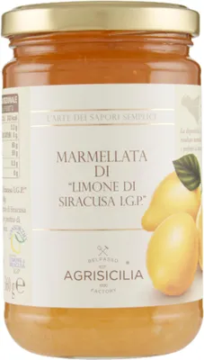 Zdjęcie produktu dla Konfitura cytrynowa sycylijska 360g - Agrisicilia