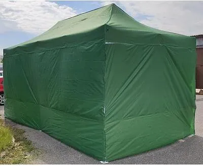 Produktbild von Faltpavillon 4x6m ALU Premium Vollseiten - Grün