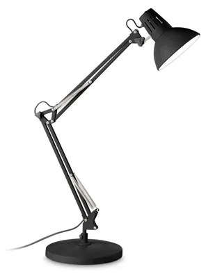 Produktbild von Moderne Schreibtisch-Moderne Büroleuchte Wally Metall Schwarz 1 Licht E27