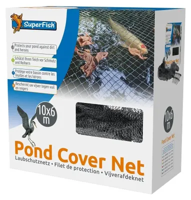 Productafbeelding van SuperFish Vijverafdeknet 10x6m + 24 pins