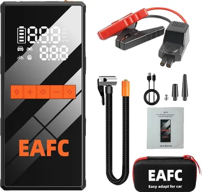 Image de Démarreur de voiture, compresseur d'air, outil portable, Smart Clip avec poche
