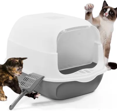 Produktbild von Geschlossene Katzentoilette 50x35x35cm WERDANO PETS