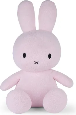 Zdjęcie produktu dla Miffy siedząca frotka jasnoróżowa 50 cm
