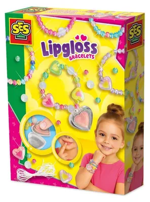 Immagine prodotto di Kit fai da te per braccialetti con lucidalabbra - Gioielli fai da te per bambini