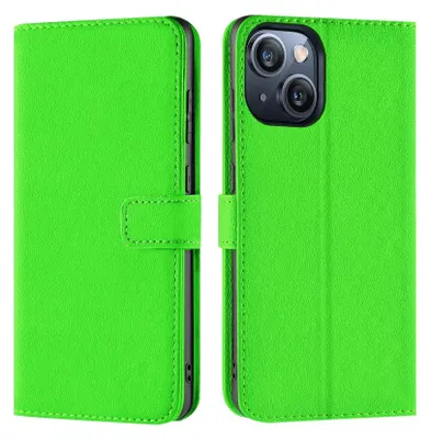 Produktbild von Book Case für iPhone 15 Hülle 6.1 Zoll Flip Cover Handy Tasche Schutz Hülle Etui