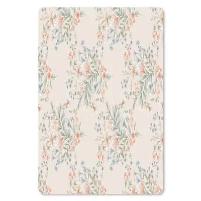 Produktbild von MuchoWow® Mauspad Mousepad Blumen - Blumenstrauß - Pastell 40x60 cm - Mousepads - Maus Mat - Pad - Mausunterlage - Schreibtisch Accesoire