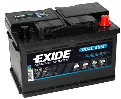 Produktbild von EXIDE Dual AGM Starterbatterie 12V 70Ah 760A/EN L3 Batterie