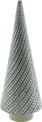 Zdjęcie produktu dla Figurka choinki Clayre & Eef 27 cm szara porcelana
