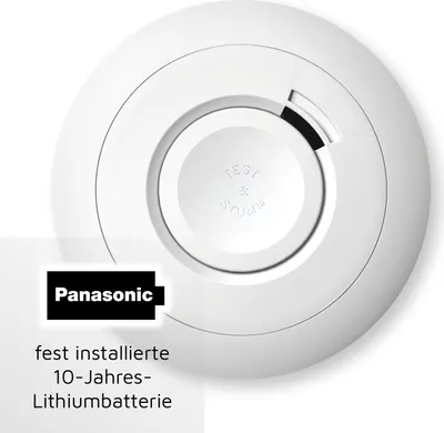 Produktbild von Ei Electronics Ei650 Rauchwarnmelder - Rauchmelder mit 10 Jahres Batterie - Bestnote Stiftung Warentest