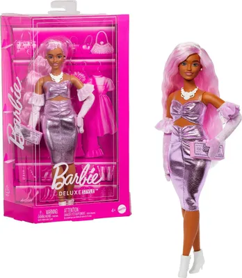 Image de Barbie Deluxe Style poupée cheveux roses HYV25