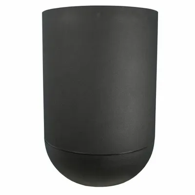 Image de Pot de fleurs Riss noir Ø 50 cm plastique rond