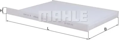 Produktbild von MAHLE Innenraumfilter LA 469 Pollenfilter für RENAULT KOLEOS (HY)