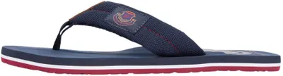 Produktbild von Tommy Hilfiger Herren Flip Flops Patch mit Gurtband-Riemen, Blau (Desert Sky), 4