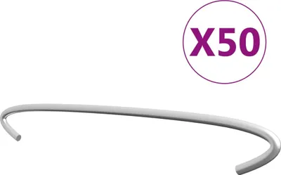 Produktbild von Maison Exclusive - Gabionen-Distanzhalter 50 Stk. Verzinkter Stahl 40 cm