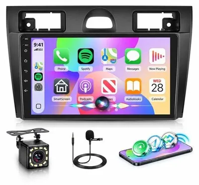 Zdjęcie produktu dla Radio samochodowe z Bluetooth 5.2, odbiornikiem FM i korektorem dźwięku, przeznaczone do samochodów z rocznika 2002-2008