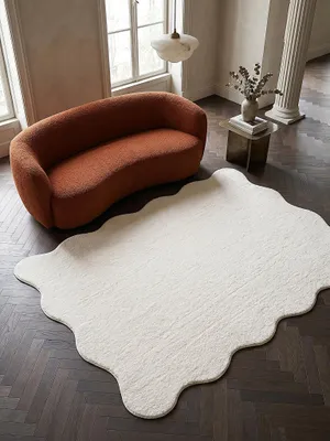 Teppich Creme rechteckig Draufsicht_#sku_SAF64379-SAF64382-SAF64385#