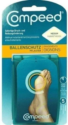 Produktbild von COMPEED Ballenschutz Pflaster 5St PZN 00474778