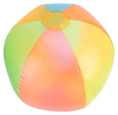 Produktbild von Aufblasbarer Strandball, verdicktes PVC, buntes Schwimmbad-Außenspiel, 23,62 Zoll Durchmesser, für Rasen und Hinterhof