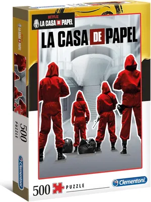 Produktbild von CLEMENTONI Puzzle Netflix: Papierhaus 500 Teile