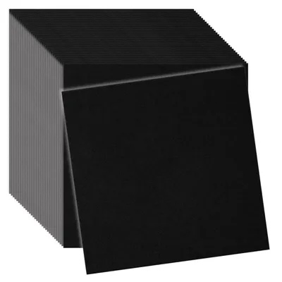 Produktbild von 3D Deckenpaneele Polystyrol Schwarz | Deckenverkleidung | Dekorative Paneele Für Wohnzimmer, Schlafzimmer | 50 x 50 cm | 32 Stück