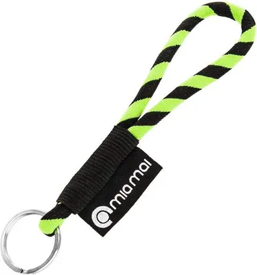 Immagine prodotto di Nastro in velcro per portachiavi, giallo/nero, lunghezza 15 cm