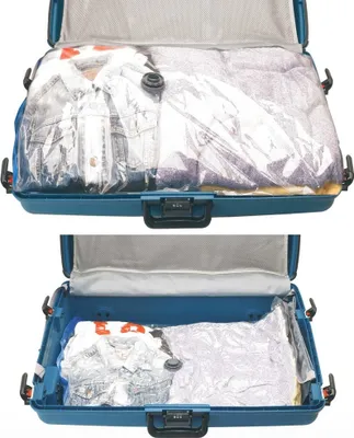 Produktbild von STORAGE SOLUTIONS Vakuumbeutel für Kleidung Bettwäsche 130x74 + 86x50 cm VAKUUMBEUTEL-SET