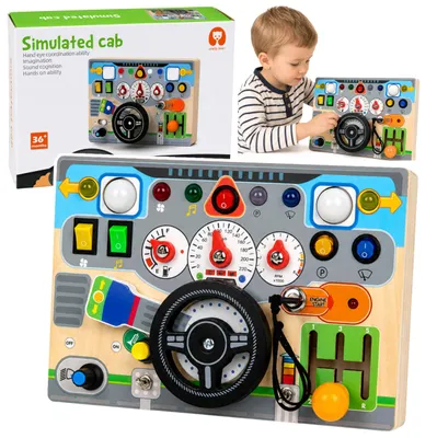 Obrázek produktu pro Výukový simulátor manipulační desky Zvuky světel volantu