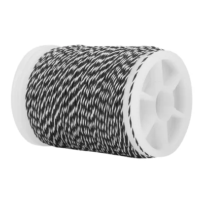 Produktbild von 120m langlebiges Nylon-Wickelgarn für Bogensehnen, Bogensport-Zubehör, Schwarz+Weiß