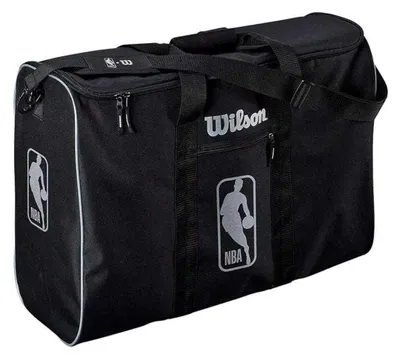 Produktbild von Wilson - "NBA Authentic" Fußballtasche PP12479 (Einheitsgröße) (Schwarz)