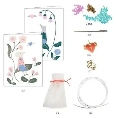 Produktbild von Djeco Schmuck basteln: Herzen & Flügel