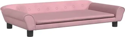 Obrázok produktu pre vidaXL Detská pohovka Pink 100x50x26 cm Velvet
