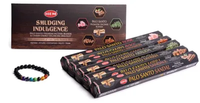 Productafbeelding van Smudging Indulgence - Masala-geurkaarsen in een cadeauverpakking, 5 stuks à 45 gram