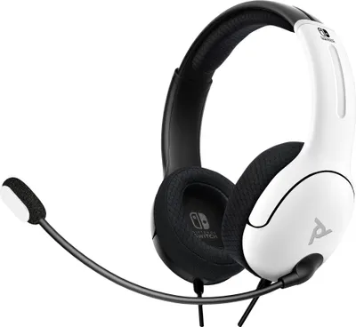 Obrázek produktu pro PDP Headset Stereo LVL40 Black/White pro Nintendo Switch