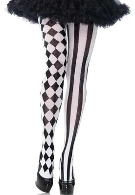 Obrázok produktu pre Leg Avenue 7720_00722, Čierna, Biela, One Size, 1 kusov