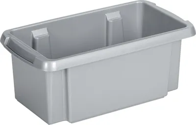 Produktbild von Sunware Aufbewahrungsbox 7L - Kunststoff grau - 38 x 21 x 14 cm
