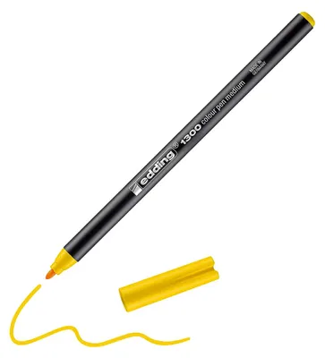 Productafbeelding van Edding 41300005 1300 Fiberpen, kleur: geel - ongeveer 3 mm breed