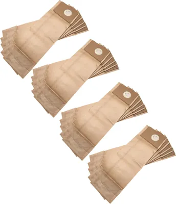 Produktbild von vhbw 20x Staubbeutel Ersatz für Nilfisk 107413586, 1471058500 für Staubsauger - 22cm x 13cm braun