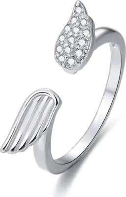 Produktbild von Silver open ring with AGG336 zircons - Circuit: 52 mm
