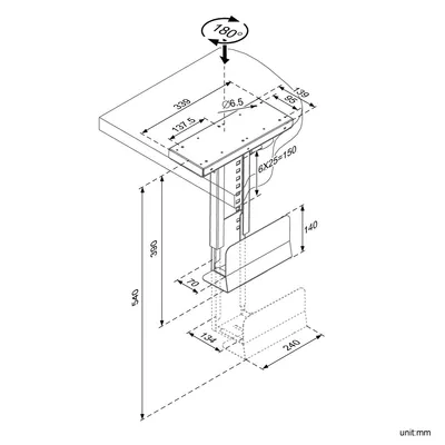 Obrázok produktu pre ROLINE PC holder - Halterung für Systemeinheit - Schwarz