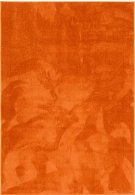 Produktbild von Luxus Super Soft Hochflor Langflor Teppich Deluxe, Größe:133x133 cm, Farbe:Orange