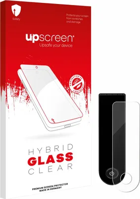 Produktbild von upscreen Schutzglas für Xiaomi Electric Scooter 5 Max Schutzfolie Panzer Folie Glas Display Schutz klar