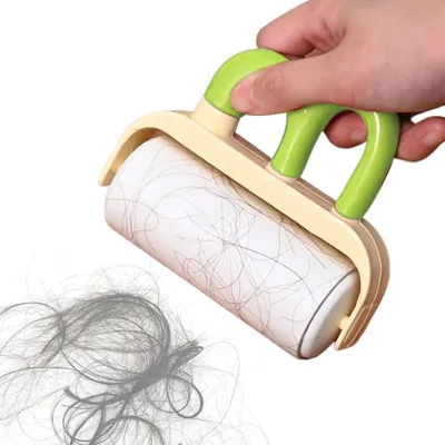 Produktbild von Klebrige Fusselrolle für Kleidung im Taschenformat zur Entfernung von Tierhaaren und Staub