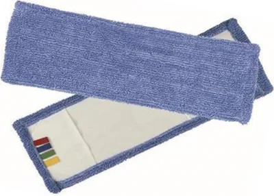 Produktbild von Wischmopp Microfasermopp Mikrofasermopp blau mit Farbcodierung 40 cm