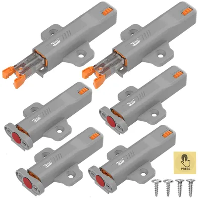 Obrázek produktu pro Robustní mechanismus pro otevírání dvířek – 6 kusů, určené pro kuchyňské skříňky