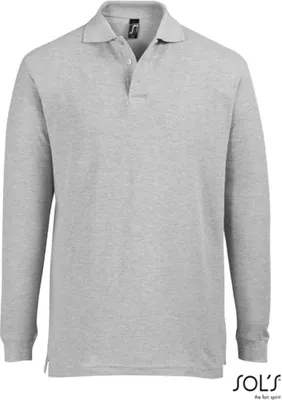 Immagine prodotto di SOLs 11328 | Polo a maniche lunghe da uomo Star - Colore: Grigio Melange - Taglia: S