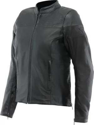 Image de Blouson en cuir Dainese Itinere pour femme, rouge foncé, 42