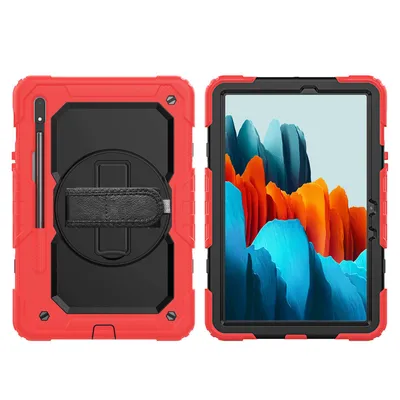 Immagine prodotto di custodia 4in1 per Samsung Galaxy Tab S7 SM-T870/T875/X700 11 pollici custodia blindata + cornice rossa