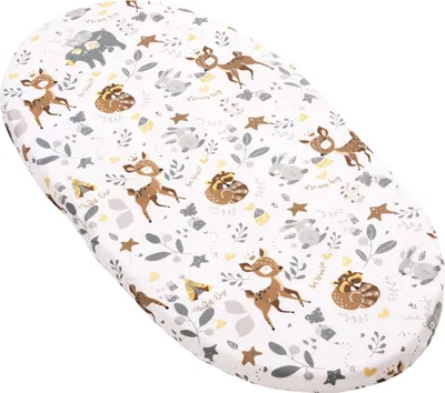 Produktbild von Magical Woodland Spannbettlaken mit Gummiband 80x40cm
